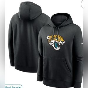 NWT Outer Stuff Child’s Black Jacksonville Jaguars Football Hoodie NFL - Size L